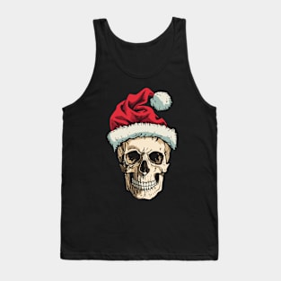 Christmas skull Tank Top